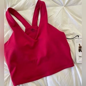 Brand new Alo Real Bra Tank in Lipstick Red